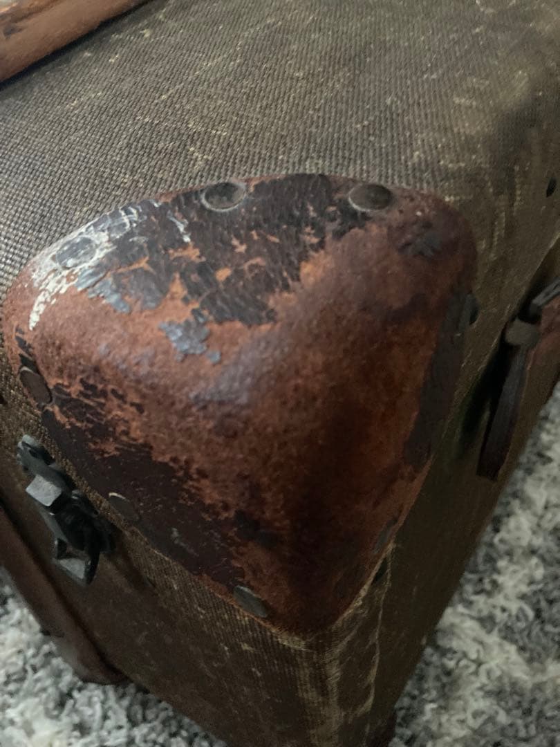 ￼【お値下げ】アンティーク ヴィンテージ 大型トランク 収納　コーヒーテーブル