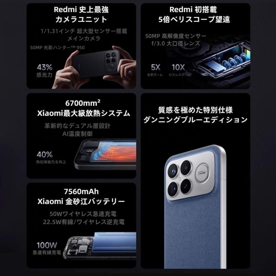【新品未開封】REDMI K90 Pro Max 16GB/1TB 中国版