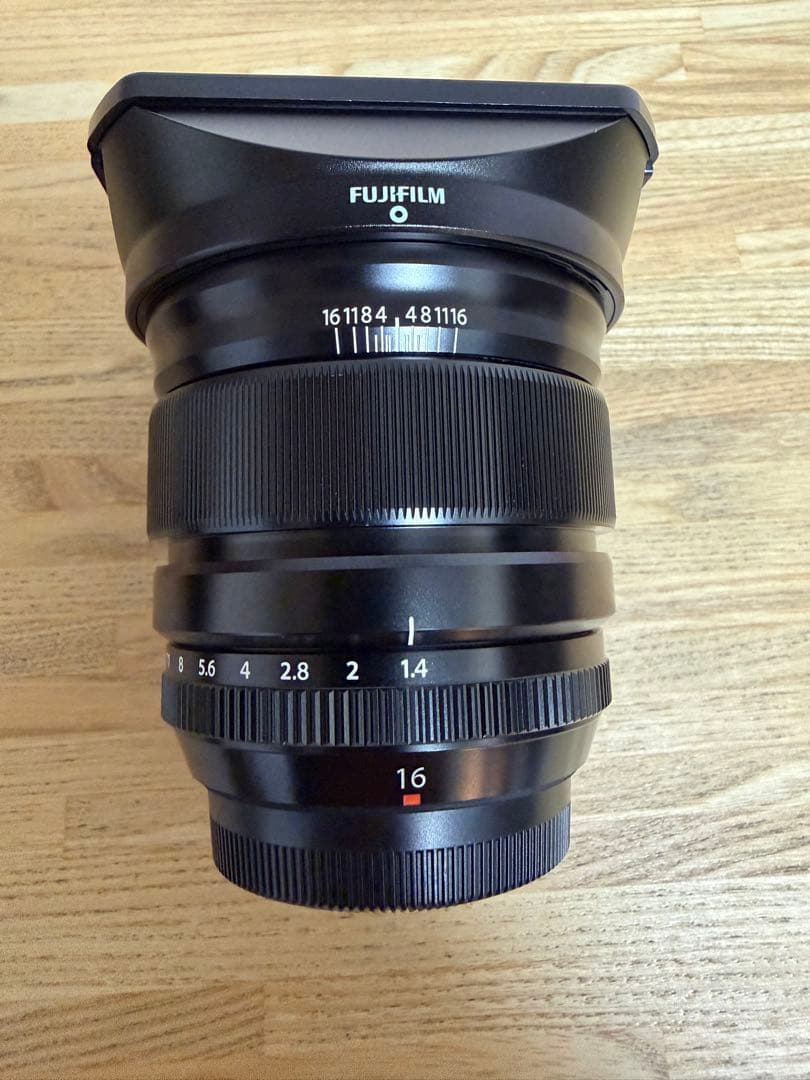フジノンレンズ XF16mmF1.4 R WR＋角型フード LH-XF16