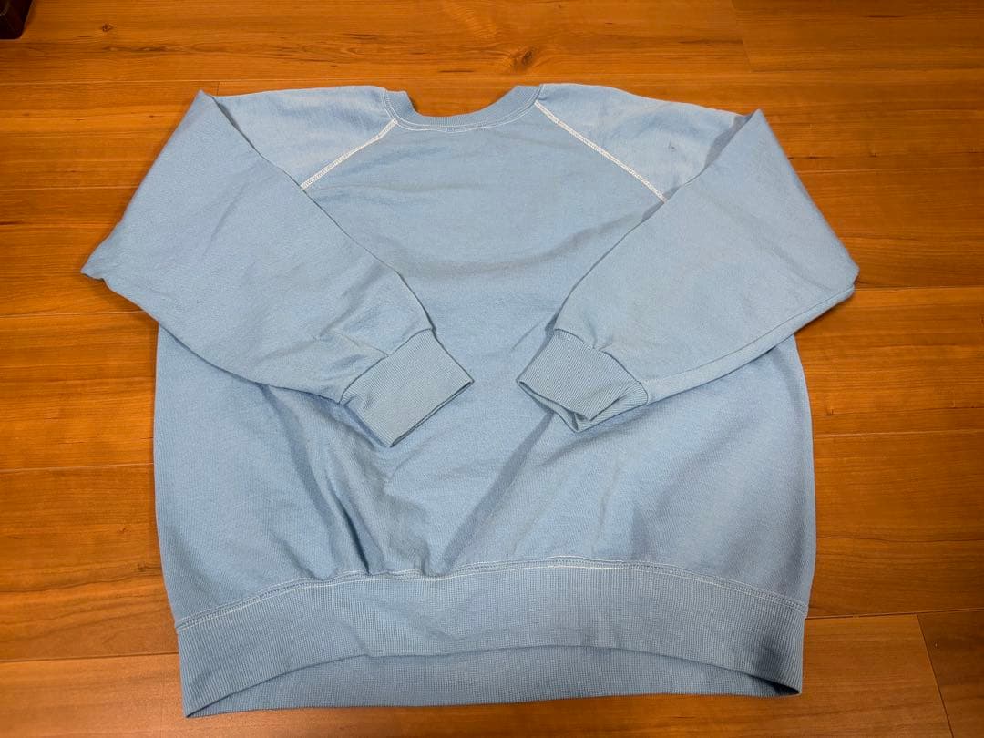 古着ヴィンテージディズニー　ミッキー　スウェット　水色　レディース