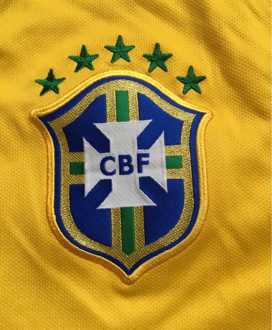 【美品】2014 FIFA W杯サッカーブラジル代表ネイマール10番ユニフォーム