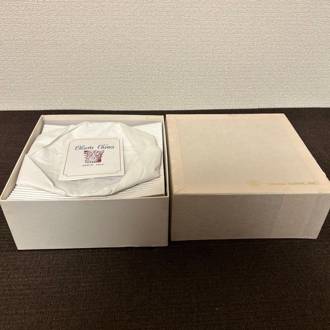 大倉陶園　ブルーローズ　デザートプレート　16.5cm 新品未使用