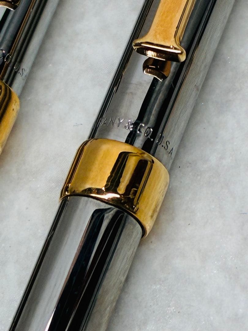 TIFFANY&Co. ティファニー Tクリップ ボールペン シャーペン 3本