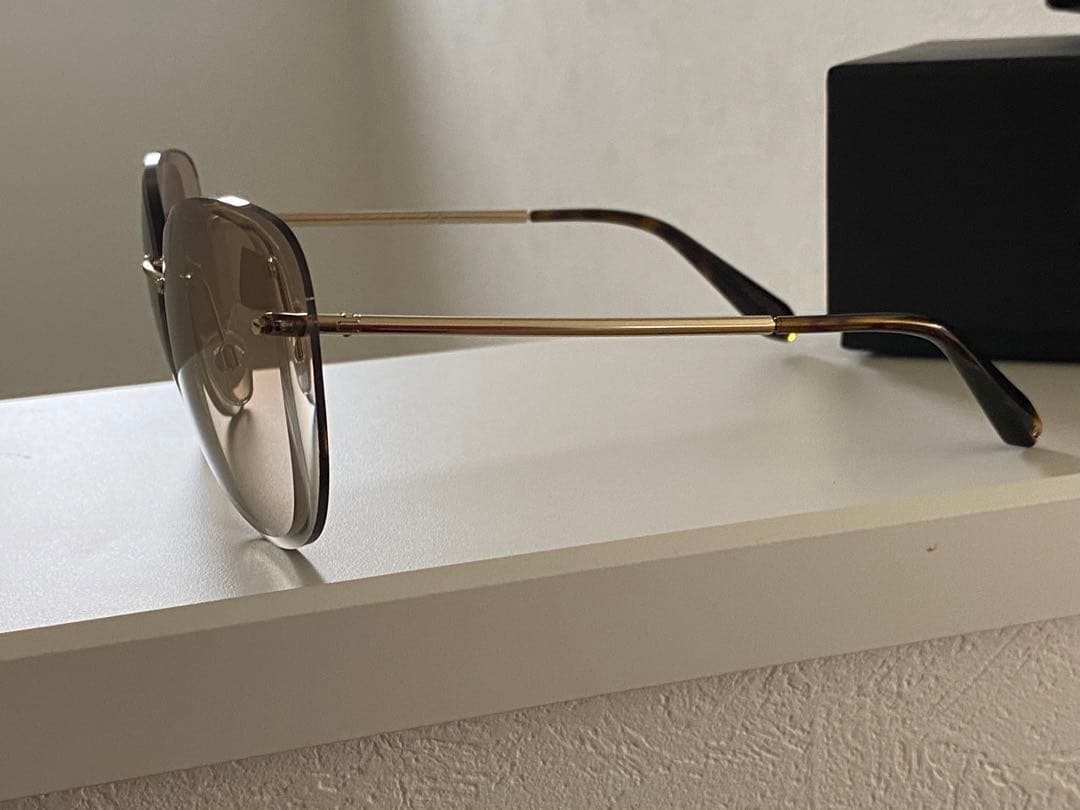 CHANEL 新品 サングラス ミラー 未使用 ケース付　べっ甲