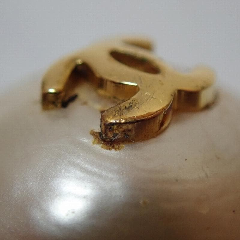 RU-5603　CHANEL　ヴィンテージ　ピンブローチ　フェイクパール