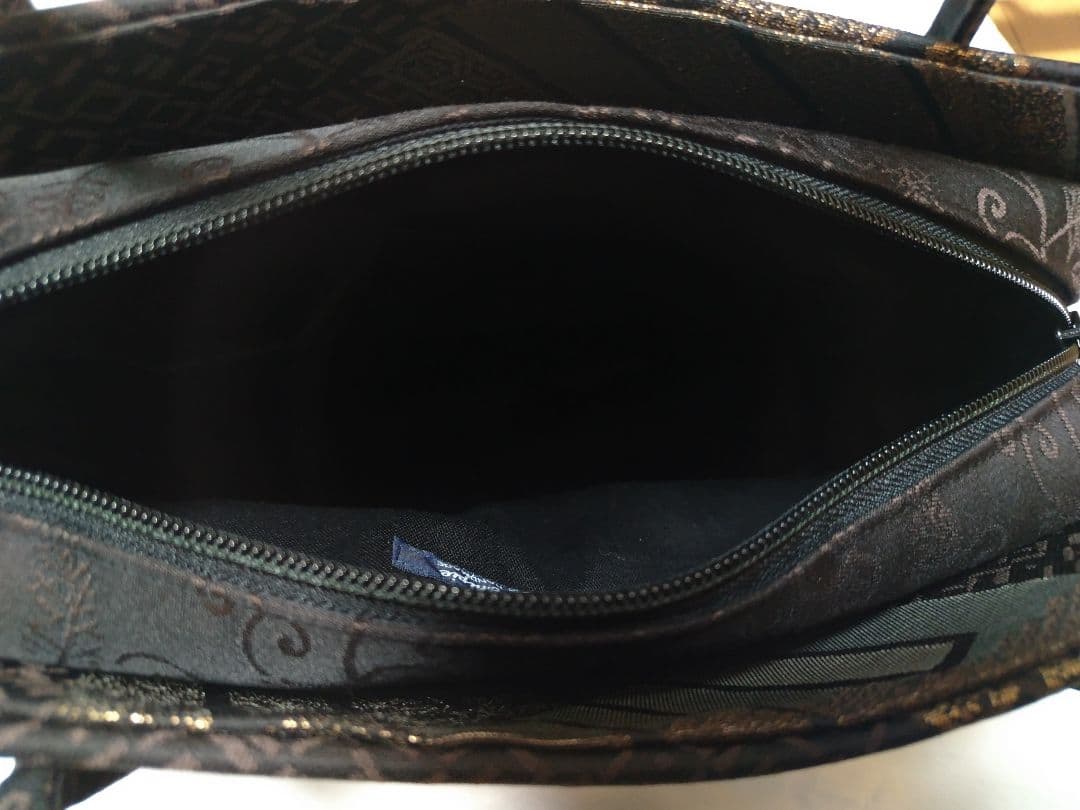 焦茶の源氏香　利休バッグ