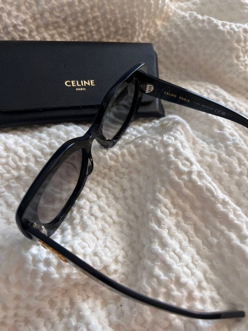 CELINE トリオンフ 06 サングラス / アセテート／ケース付き
