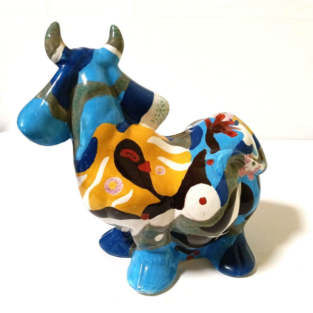 ヴィンテージ サイケデリックアート アニマルオブジェ バンク 貯金箱