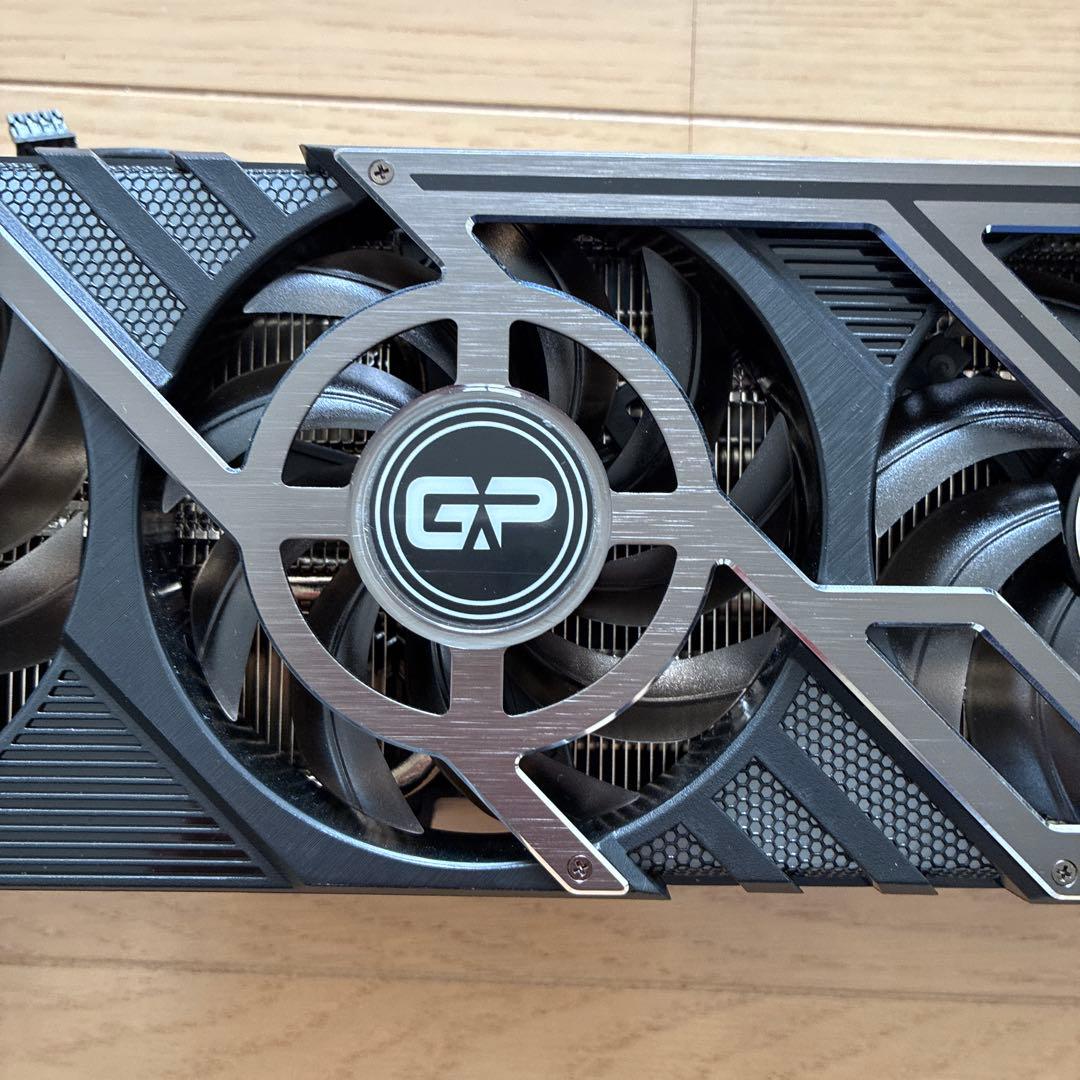 palit RTX 3090 ヒートシンク　ファン　バックプレート　LED 箱