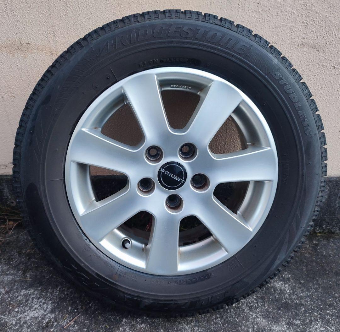 怪*ル様 VW ゴルフ 6 / 7 等 スタッドレス ホイール４本セット195/