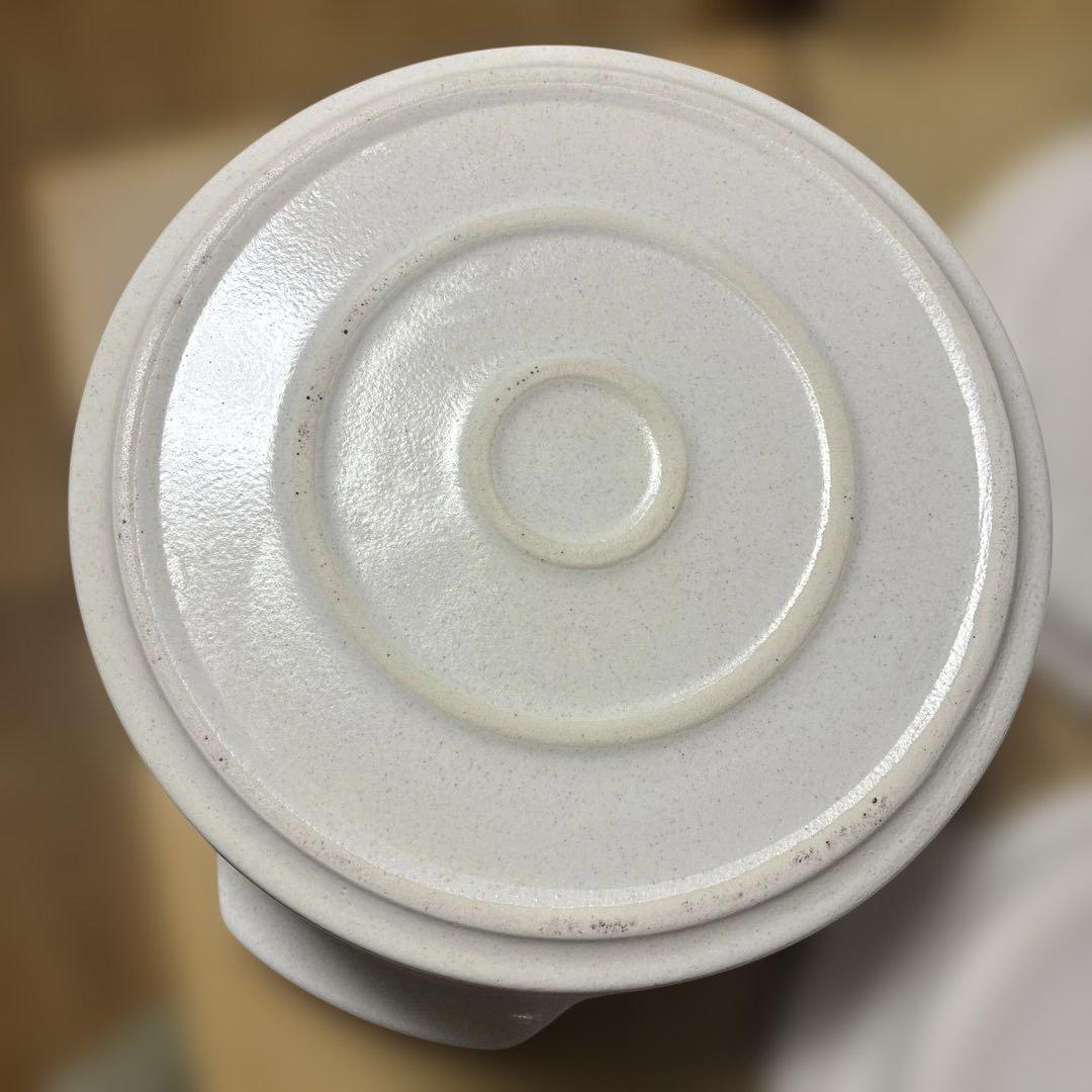 【未使用】セラポット　cesapot ホワイト　深鍋浅鍋　網　フタ　4点セット