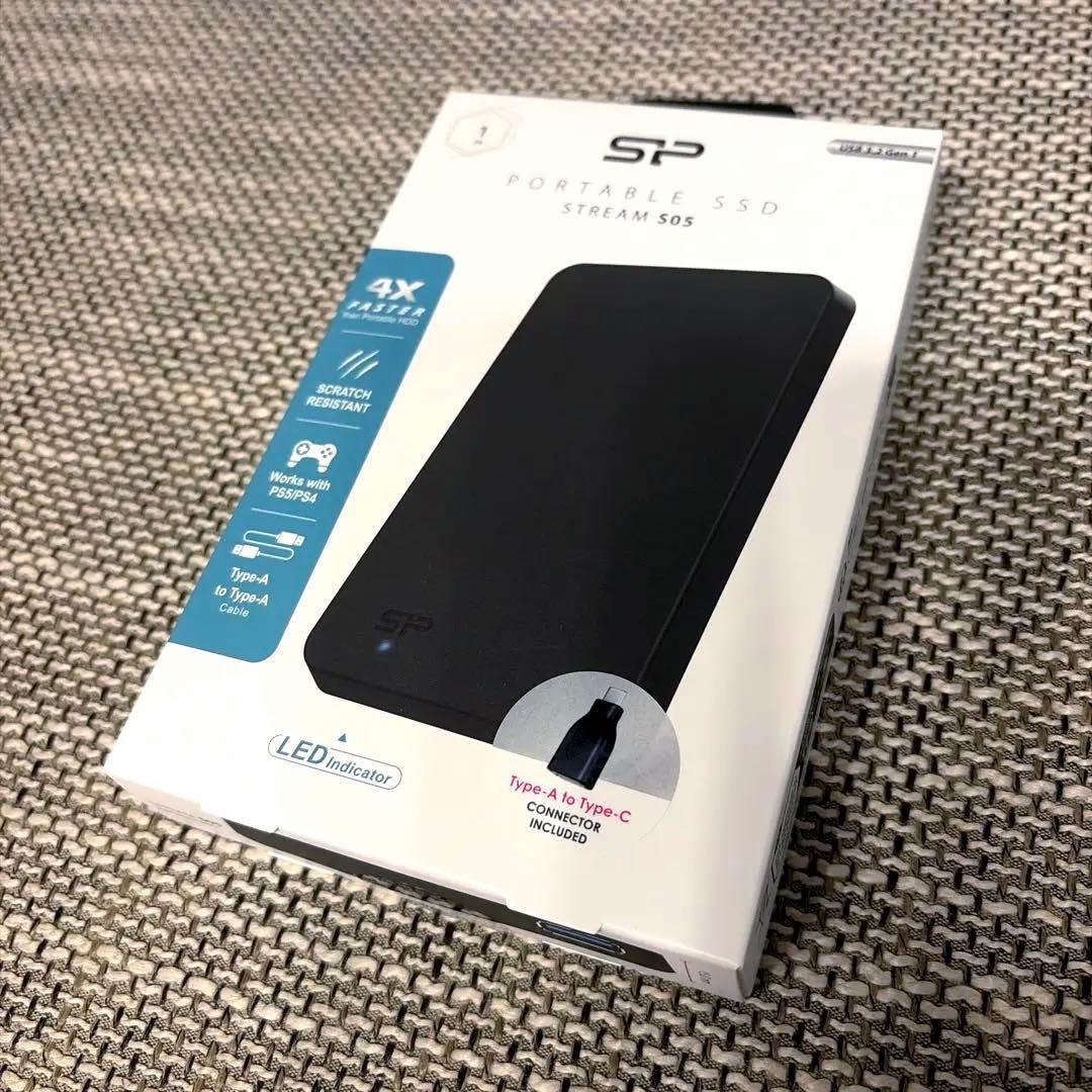 Silicon Power ポータブルSSD Stream S05 (1TB)