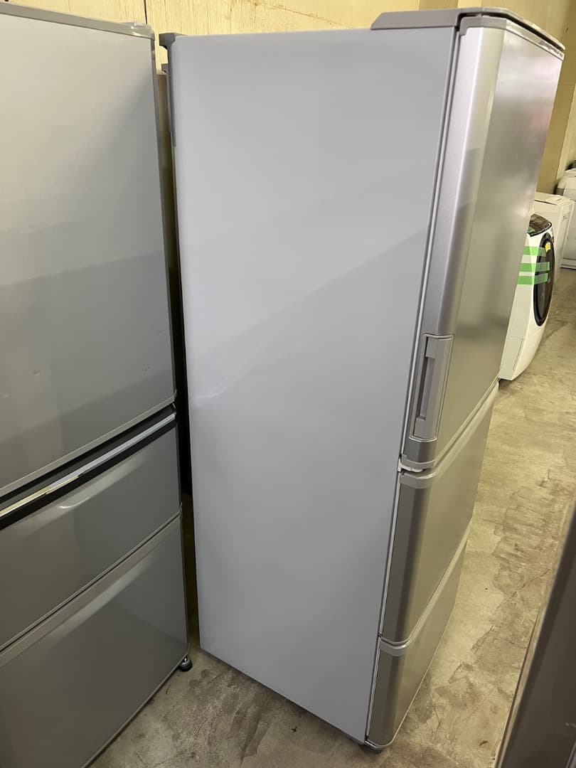 2016年式 350L シャープ 冷蔵庫 SJ-WA35B-S