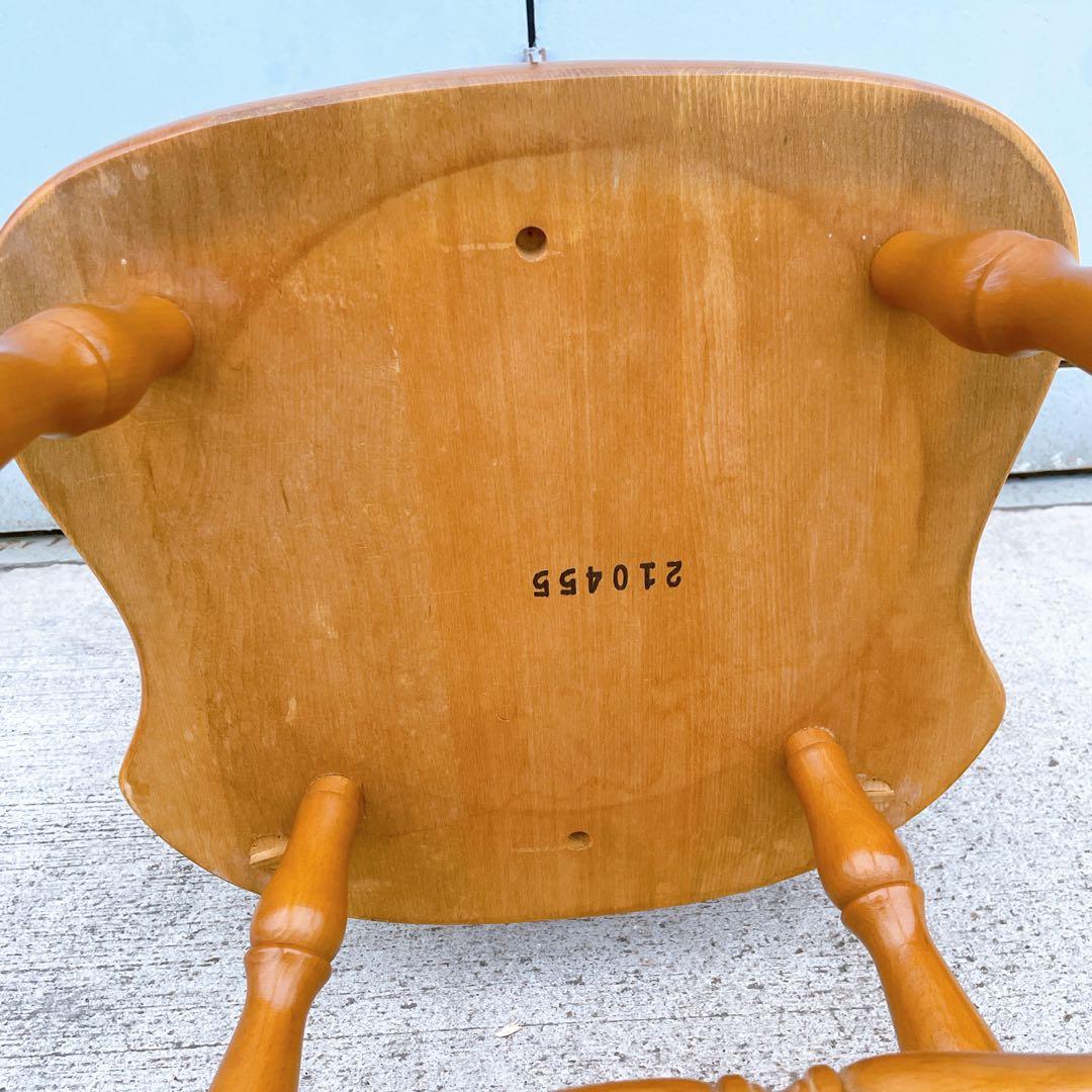 【美品送料込】飛騨産業 ヒダサンギョウ キツツキマーク ウィンザー チェア