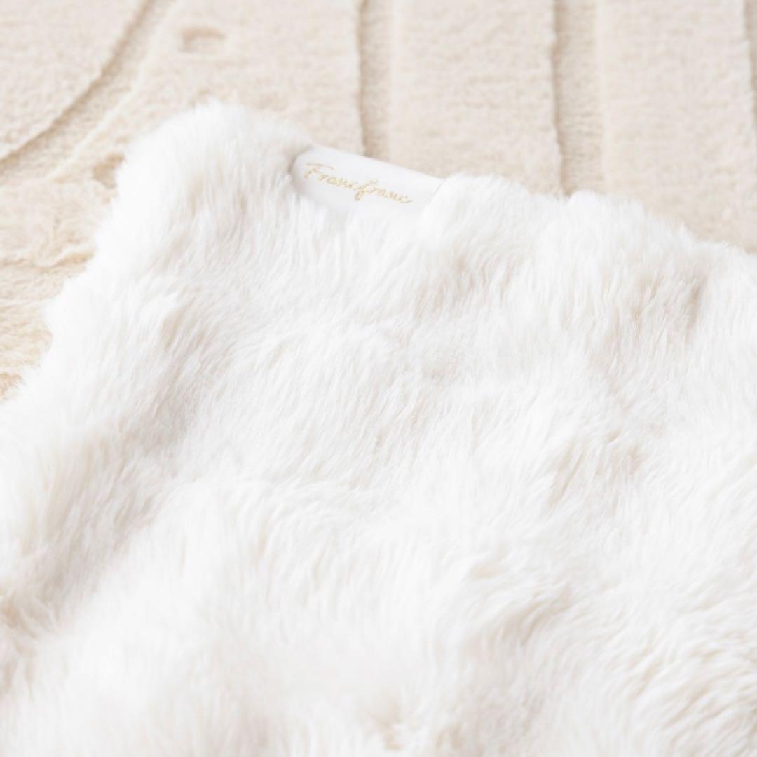 Francfranc ヒーター付きブランケット ホワイト