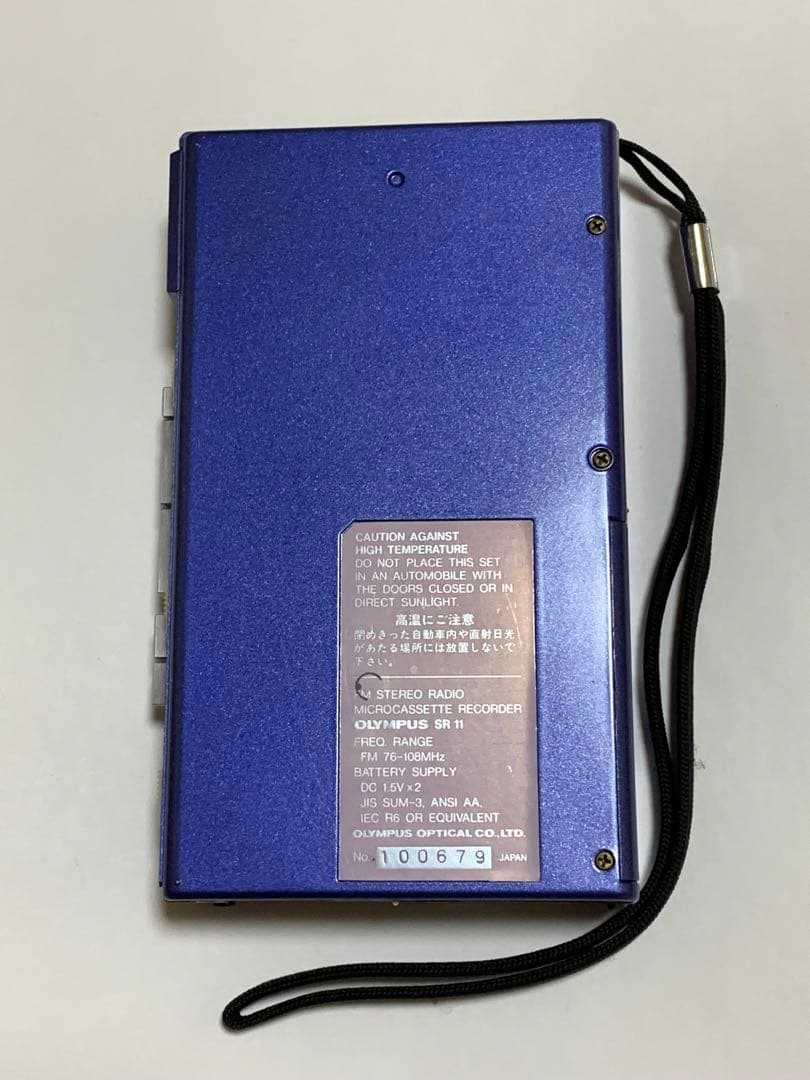 OLYMPUS オリンパス SR11 FMステレオ マイクロカセットレコーダー