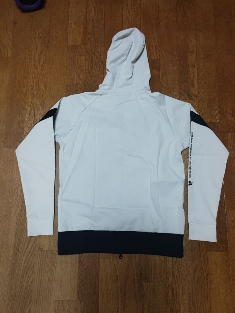 8yards ホワイト系 フード付き パーカー ハチヤーズ サイズM 春秋