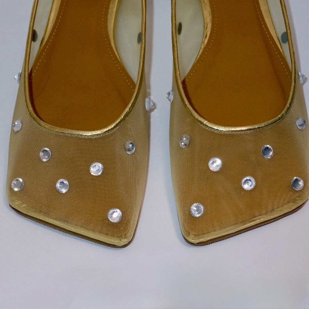 PIPPICHIC LINDA DIAMOND フラットシューズ 37.5 美品