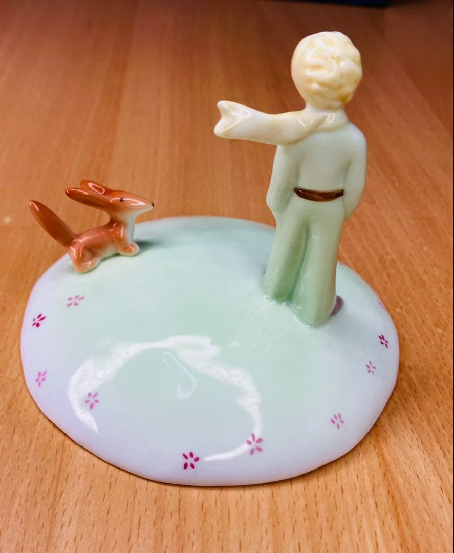 Le Petit Prince ボーンチャイナ「キツネとの会話」