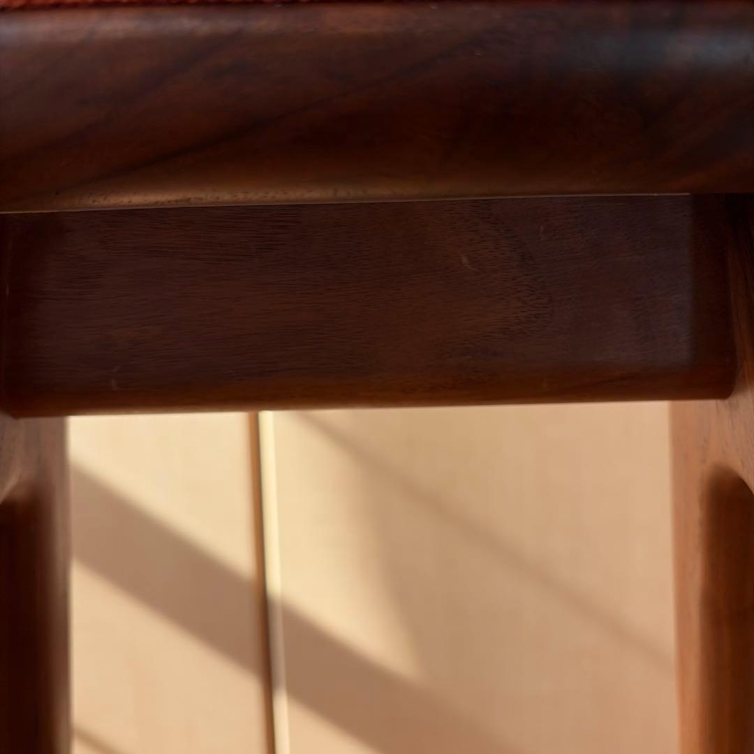 ナガノインテリア オレンジ コッぺ キッチン スツール 木製