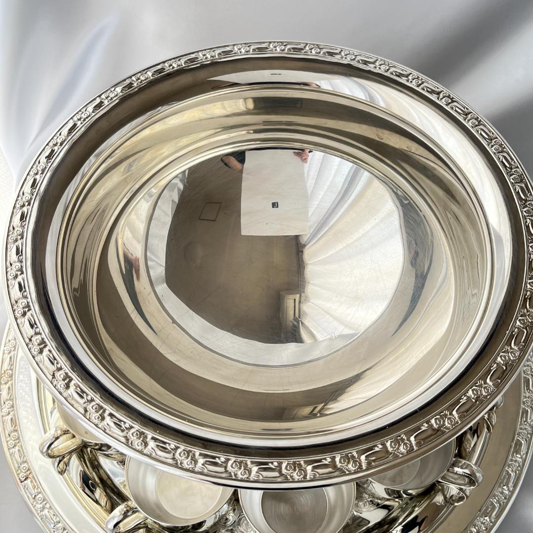 【Oneida】 パンチボウル / パンチカップ10個 / トレー 巨大！！