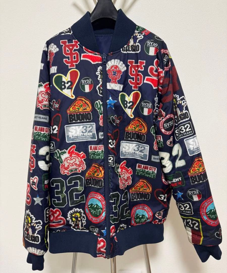 SY32 MA1 リバーシブル ジャケット ブルゾン メンズ