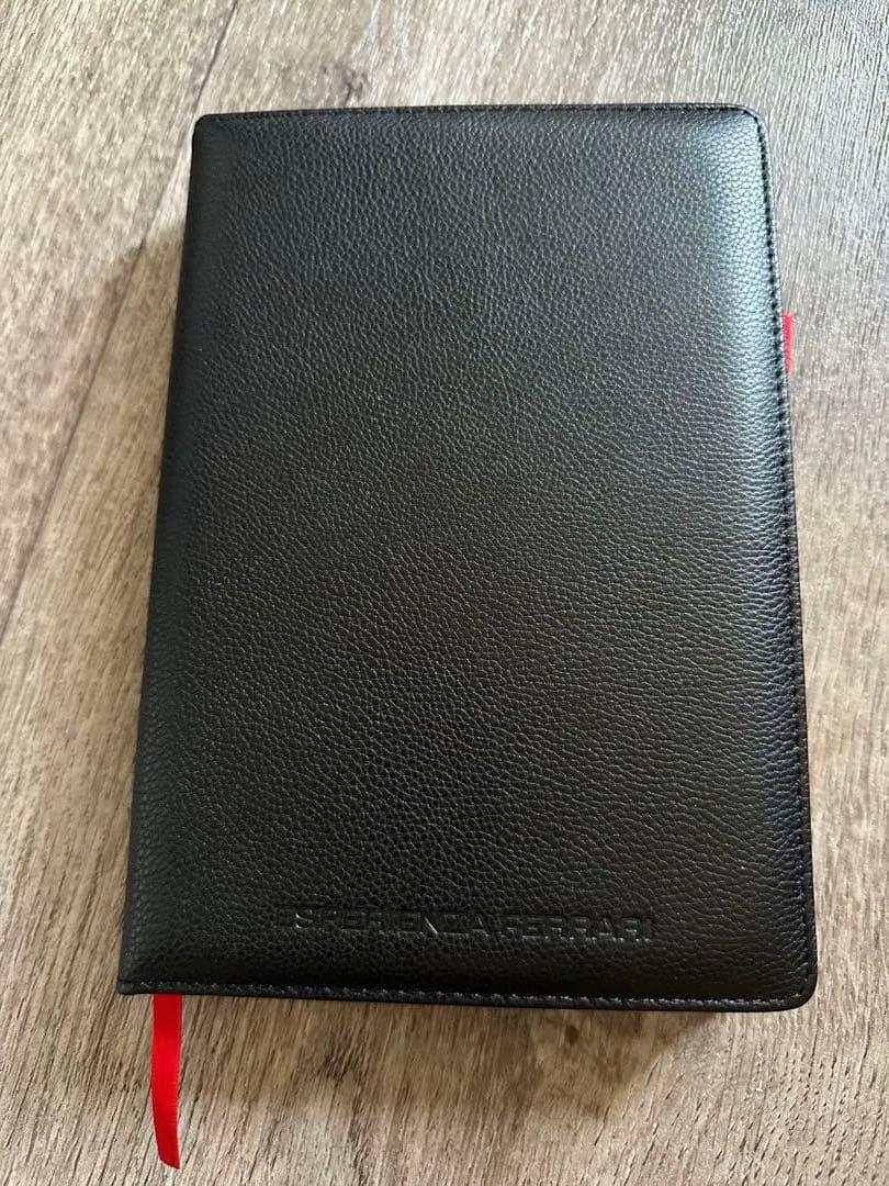 【新品】フェラーリ　レザー製A5ノート