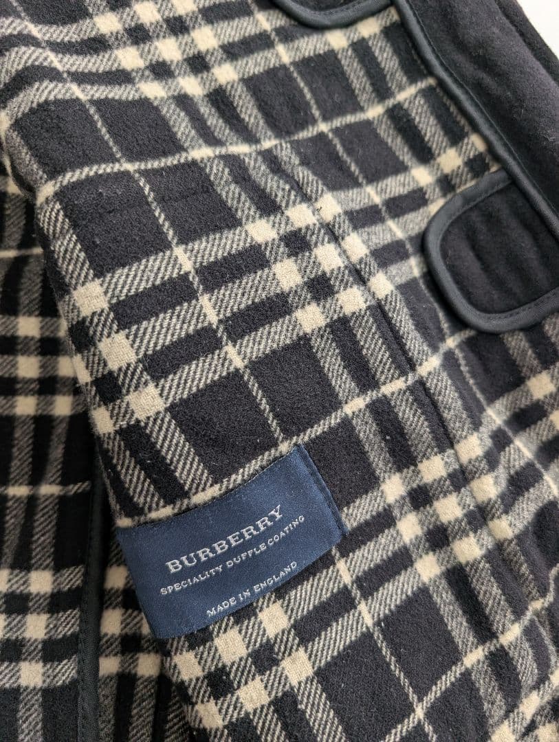 定価15万円 BURBERRY バーバリー ウールダッフルコート XL