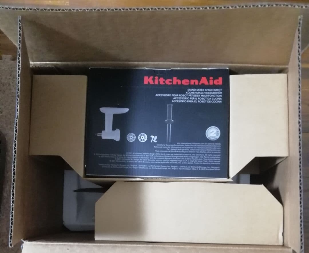 キッチンエイド　9 KSM160FGA 白　フードグラインダ付