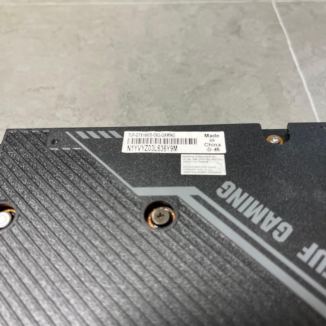 グラフィックボード・グラボ・ビデオカード ASUS TUF GAMING GTX 1660 SUPER 6GB