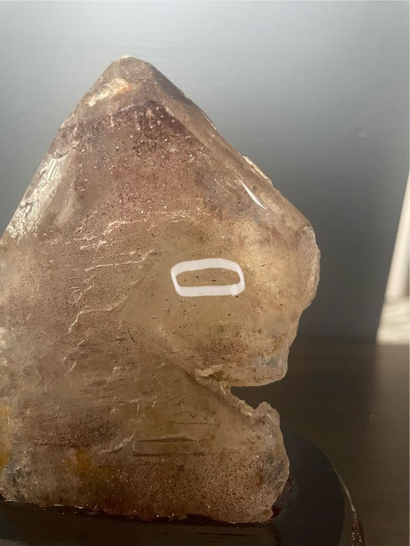 ⭐︎レピドクロサイト水入り原石　天然石　鑑別書付き