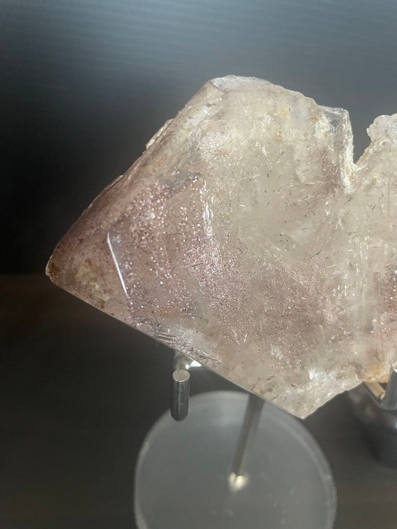 ⭐︎レピドクロサイト水入り原石　天然石　鑑別書付き