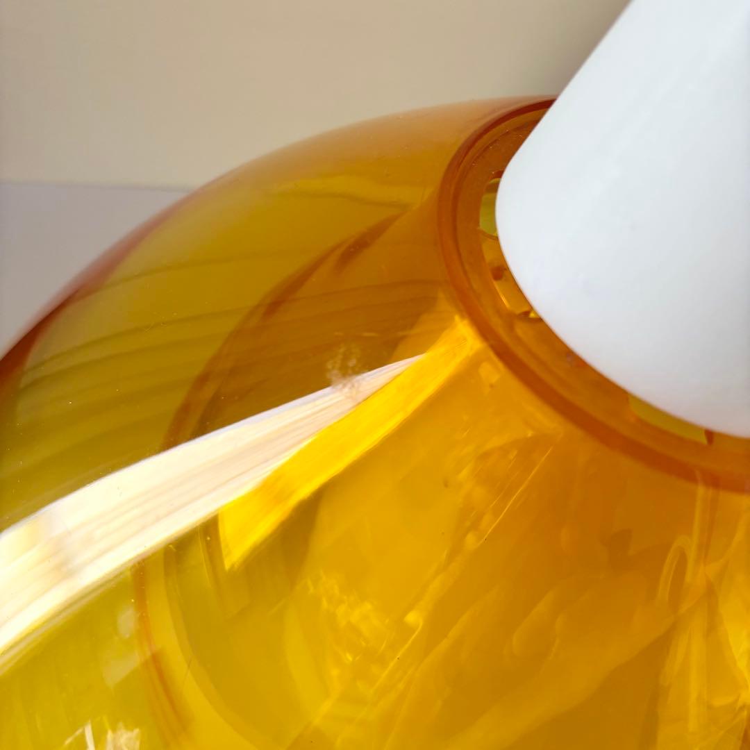 ペンダントライト 吊照明 イエロー レトロ ミッドセンチュリー スペースエイジ