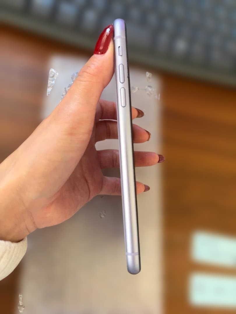 ★美品★ iPhone 11 紫 128GB SIMフリー/バッテリー100%