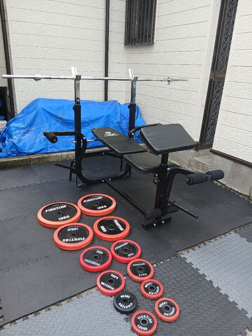 FIGHTING ROADキングオブベンチプレートセット 計70Kg 引き取限定
