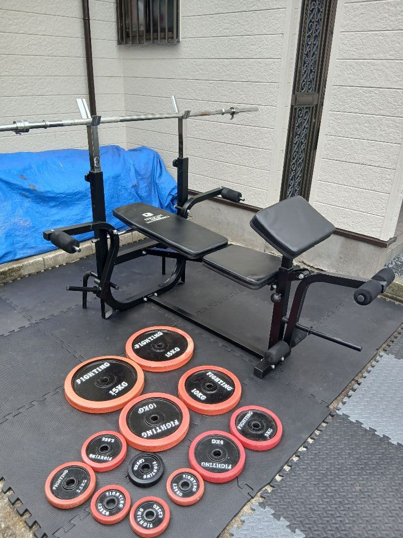 FIGHTING ROADキングオブベンチプレートセット 計70Kg 引き取限定