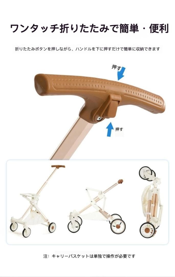 コンパクト軽量ペットカート（特許トップ折りたたみ式・600D布仕様）