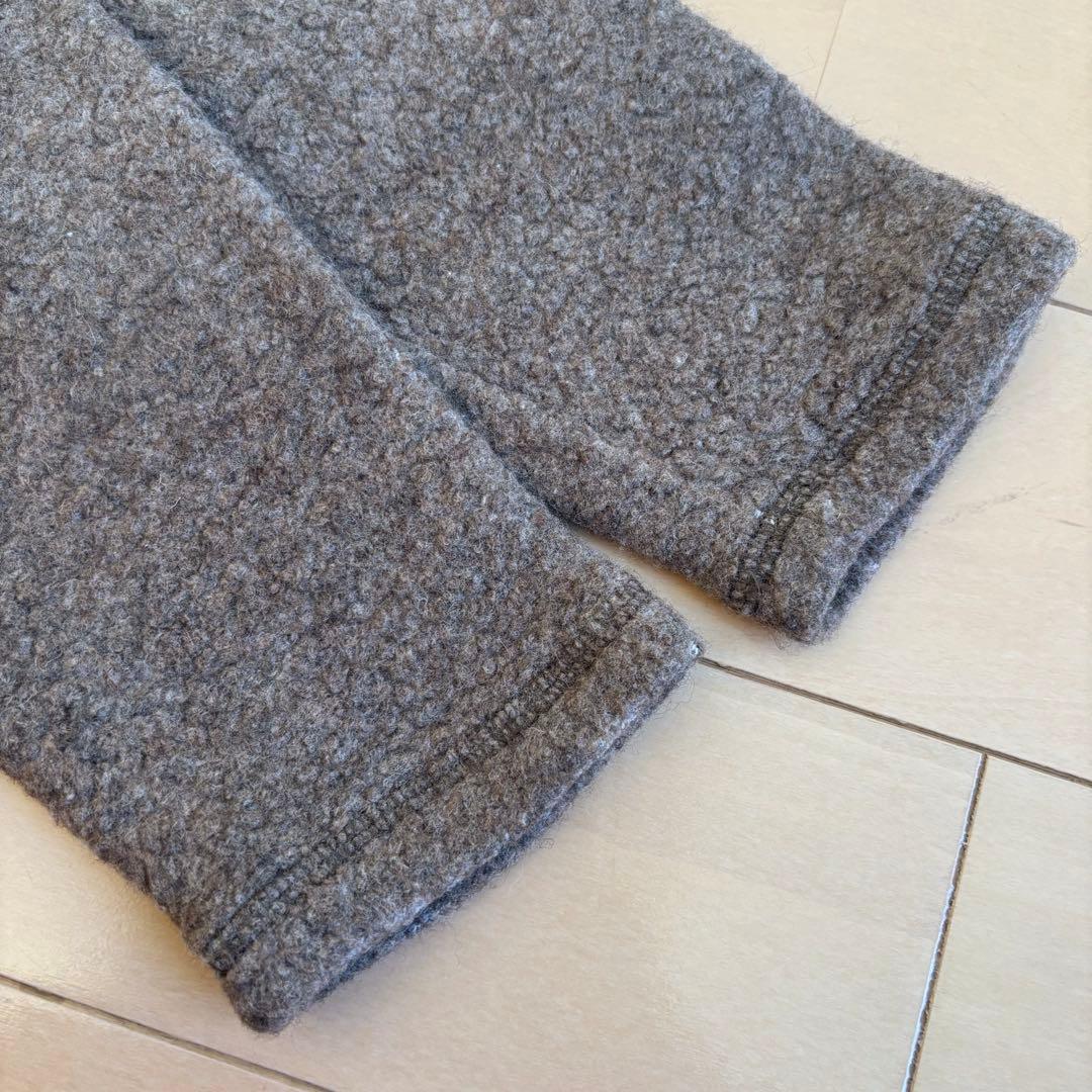 かぐれ ウール ボア プルオーバー ブラウン トレーナー