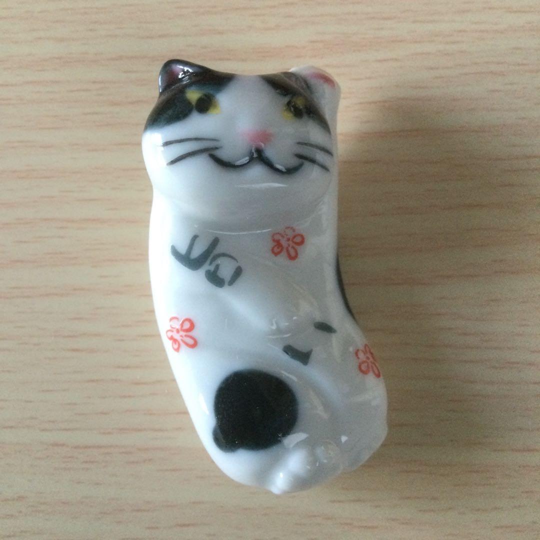 ✨セール✨【和　MANHATTANER’S 】箸置き5個セット　猫