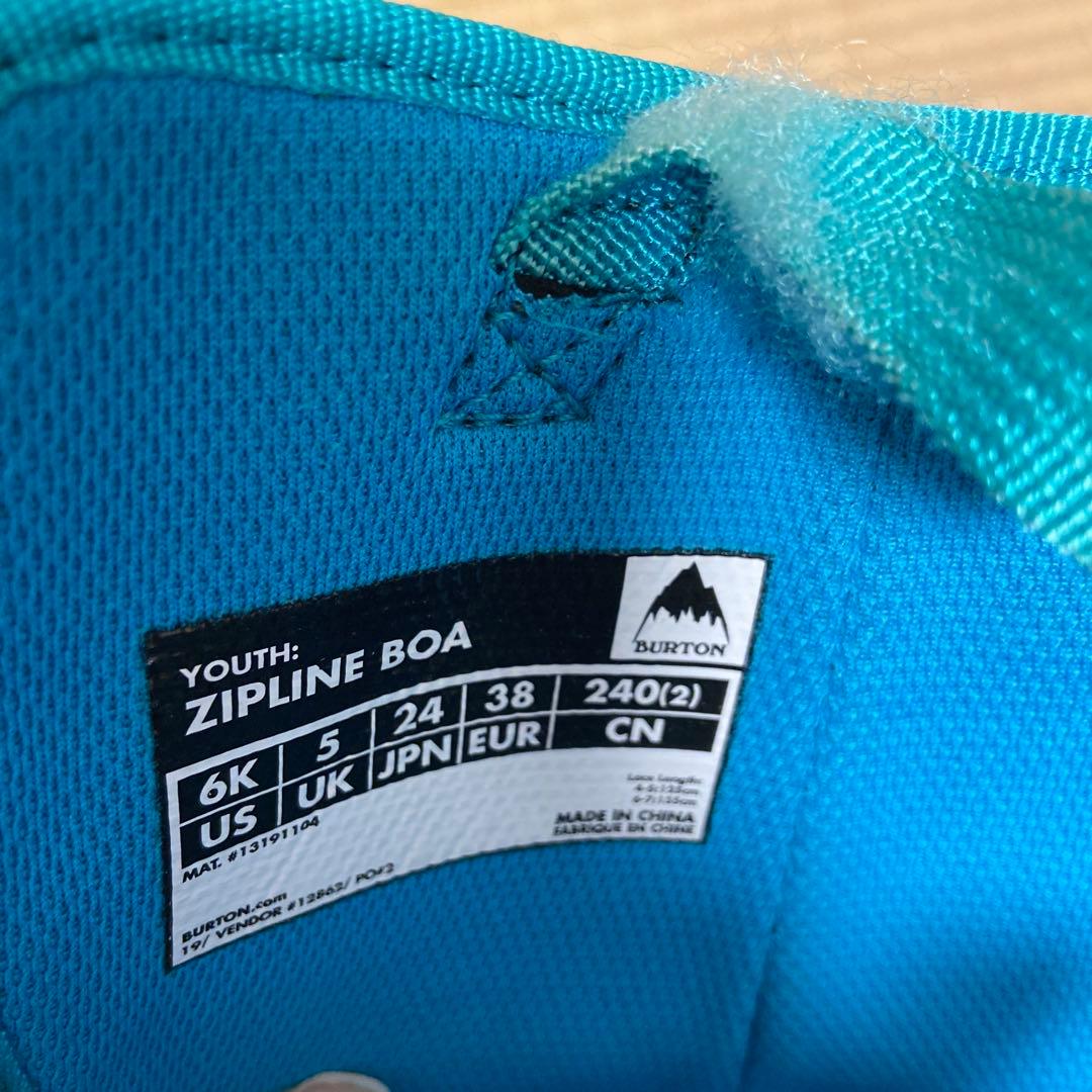 【ジェームス】Burton 24㎝　バートン キッズ　ジップラインボア