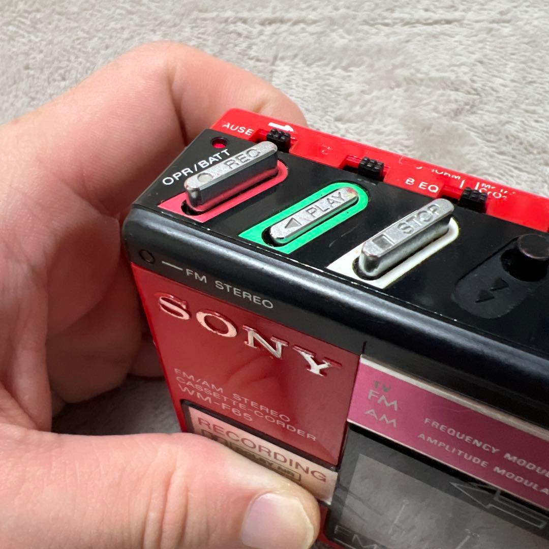 【希少】SONY〈WM-F65〉FM/AM ステレオカセットウォークマン