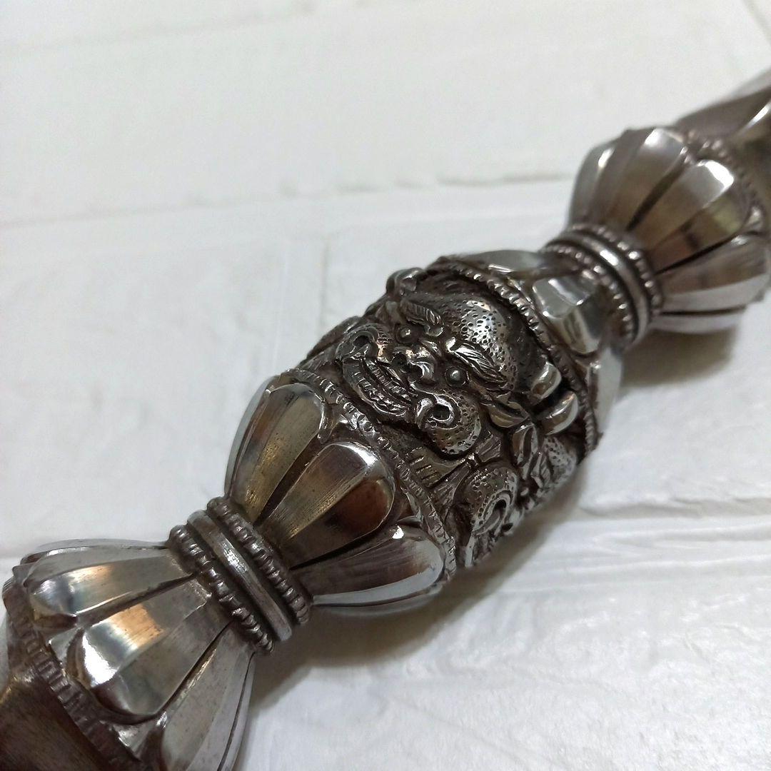 独鈷杵 約27.5cm◼️鉄製◼️金剛杵◼️密教法具　護摩法具　弘法大師