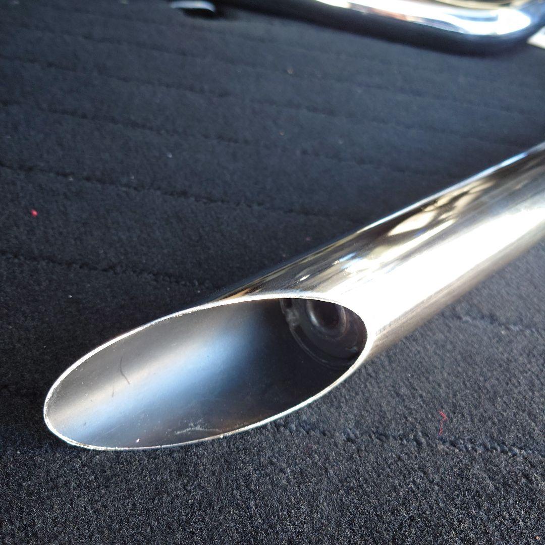 スティード400/NC26 スラッシュカットマフラー デイトナ