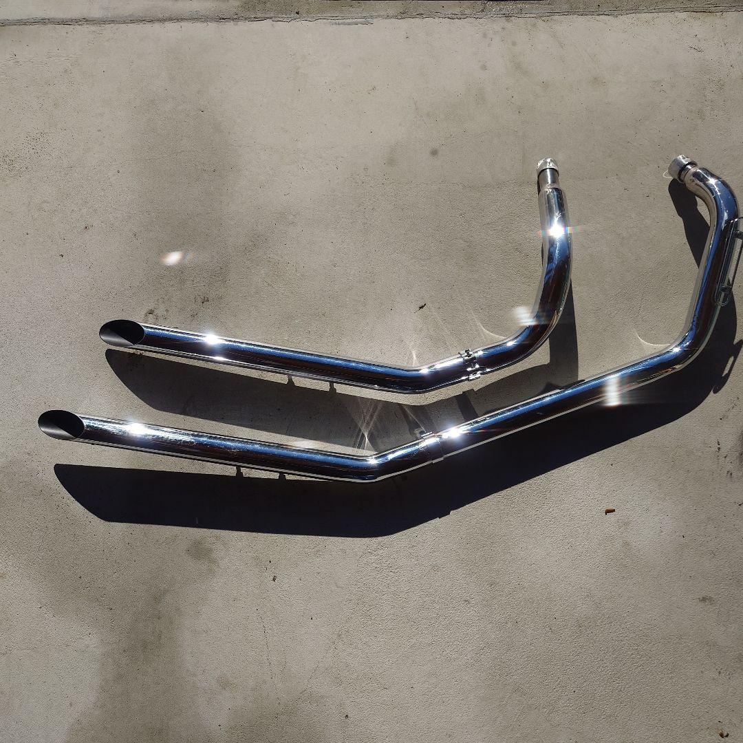 スティード400/NC26 スラッシュカットマフラー デイトナ