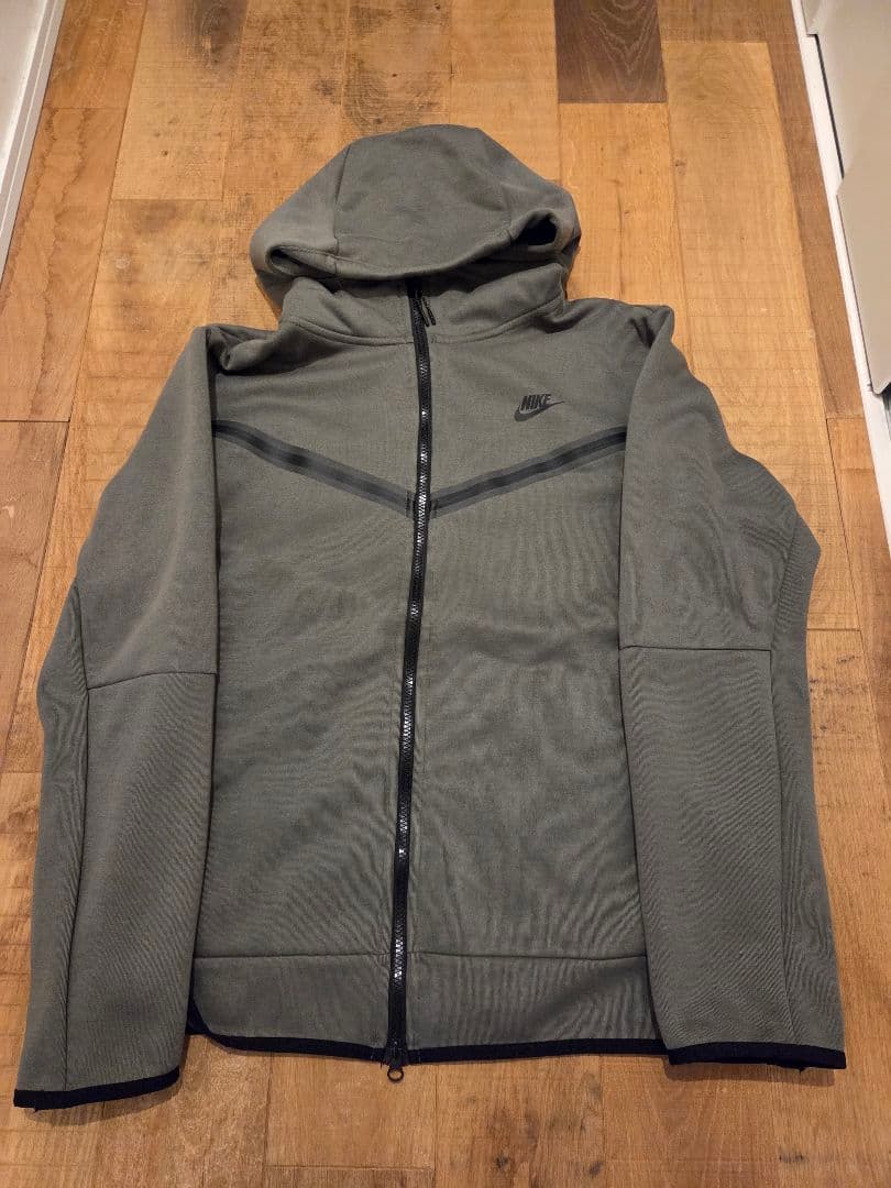 【美品】NIKE ナイキ テックフリース上下セット カーキ オリーブ XL