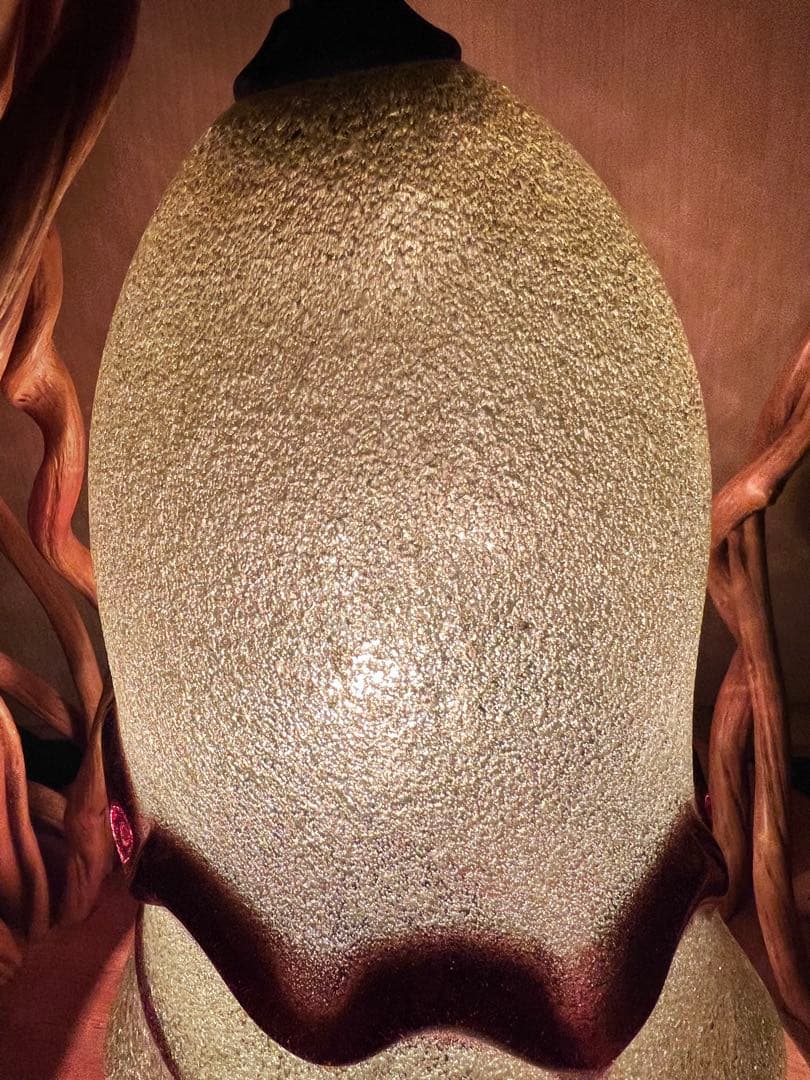 琉球ガラスの名工　故　稲嶺盛吉　ランプ