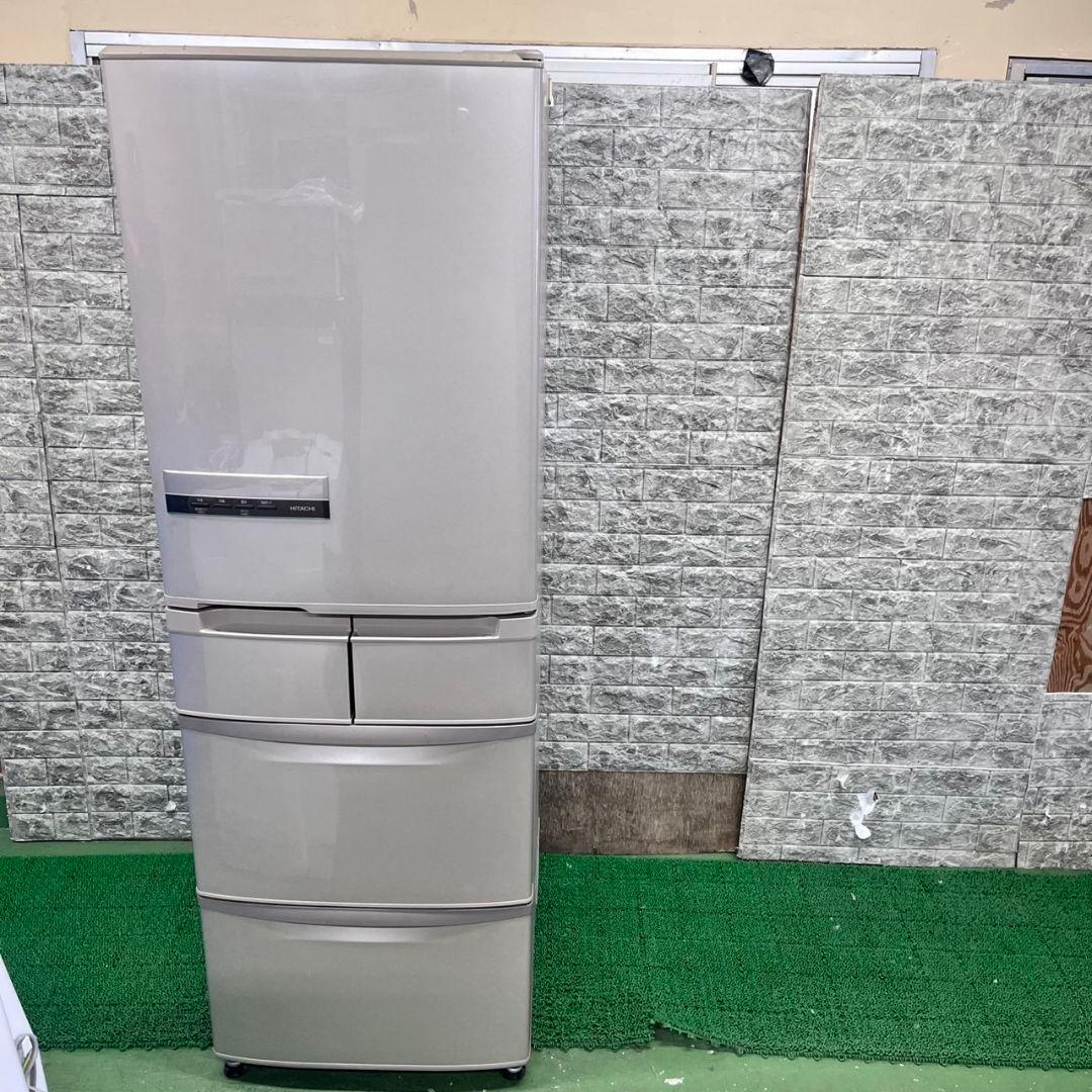 629日立　大型冷蔵庫　415L　400L強　家庭用　自動製氷　右開き　半年保証