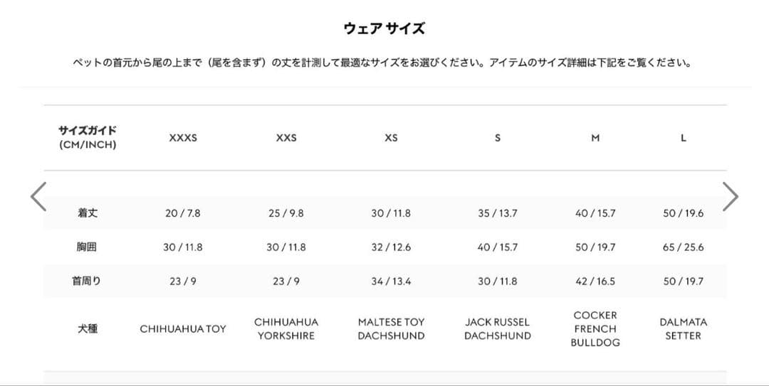 【新品未使用】　GUCCI 犬服 S