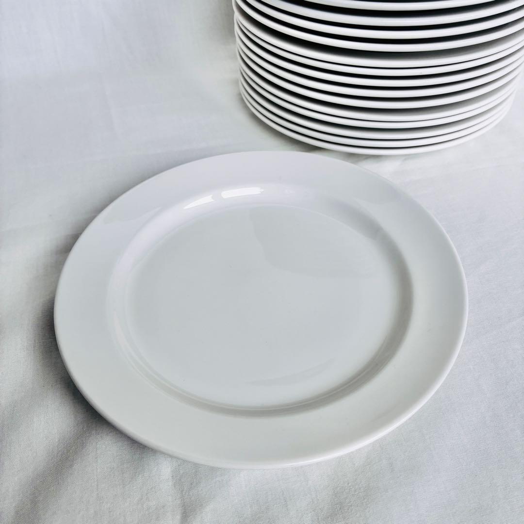 Noritake白16枚まとめ売り食器ノリタケグランドセラム丸皿耐久性業務用