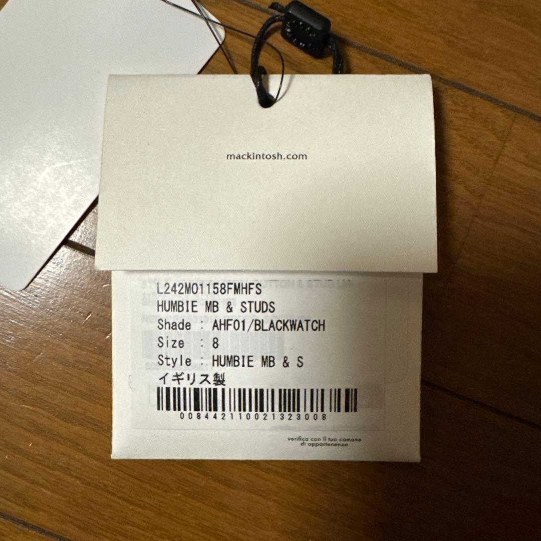 2024AW MACKINTOSH HUMBIEメタルボタン&スタッズ